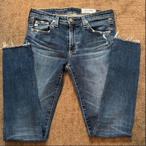 AG Luxury Denim Jeans cropped ankle Womens size 26R